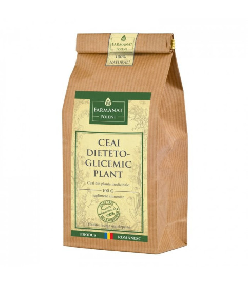Ceai Dieteto-Glicemic-Plant pentru diabet si afectiuni ale pancreasului 100g