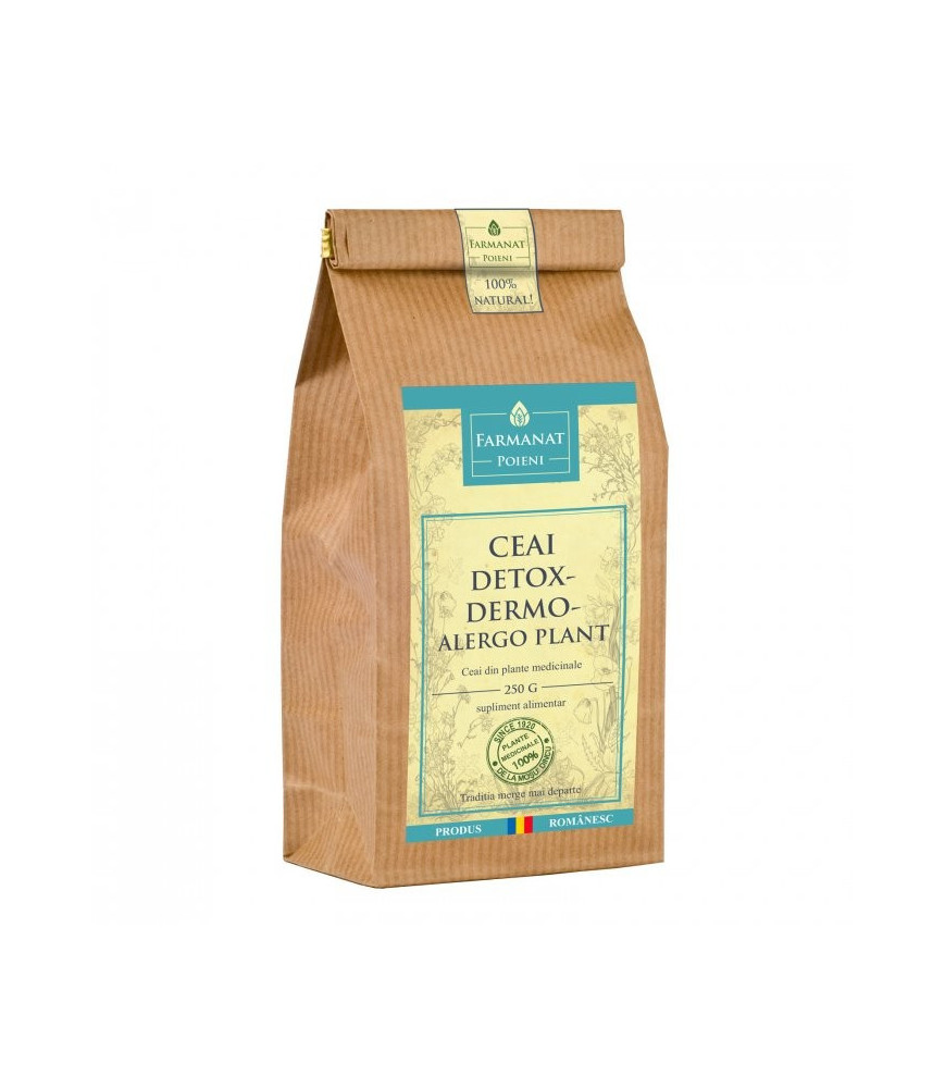 Ceai Detox-Dermo-Alergo Plant pentru afectiuni dermatologice 250g