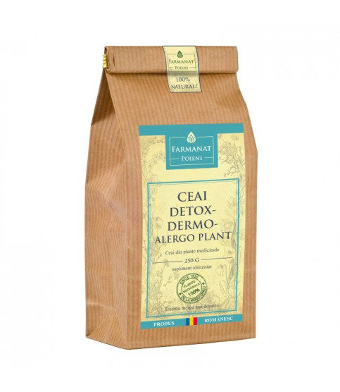 Ceai Detox-Dermo-Alergo Plant pentru afectiuni dermatologice 250g