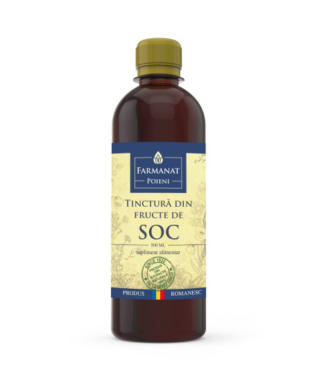 Tinctură din fructe de soc pentru sistemul imunitar si articulatii 500ml